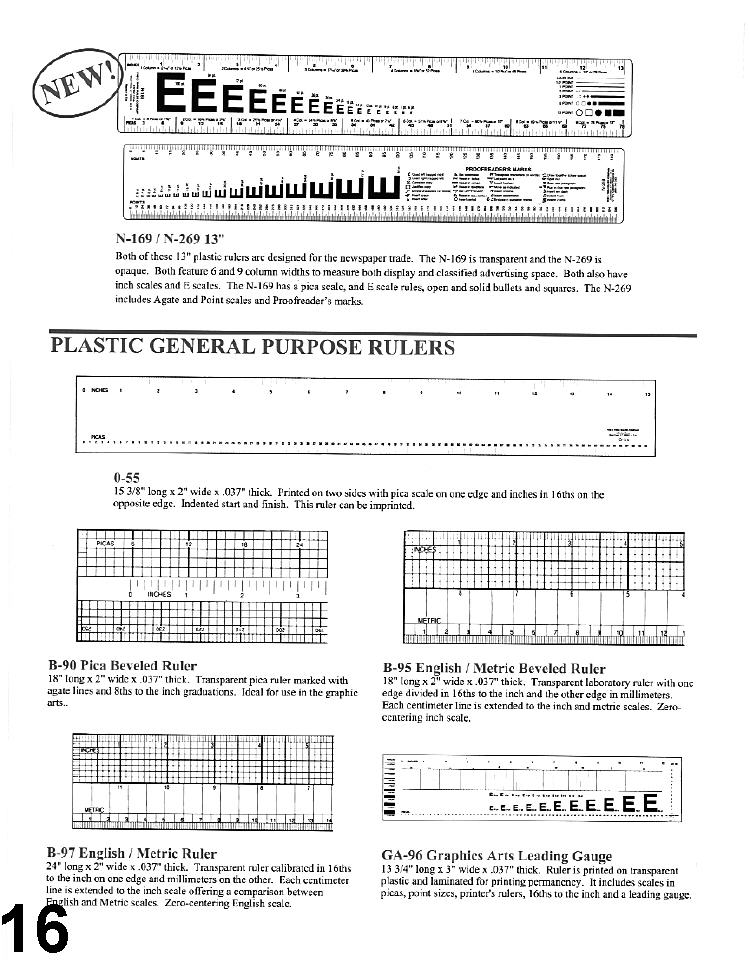 Rulers Page 2 Printers Parts Superstore